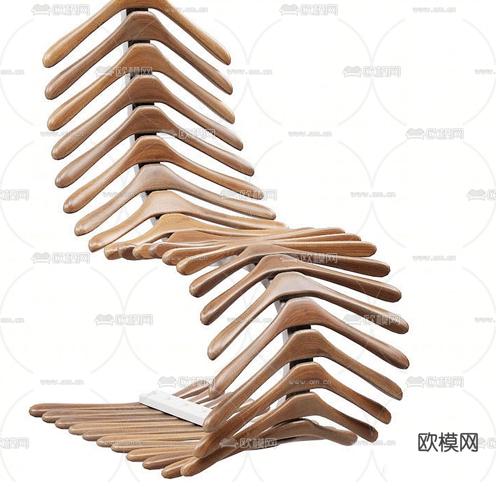 现代简约休闲椅su模型下载（渲染图2）