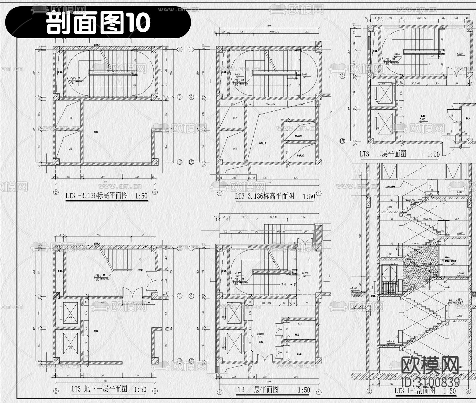 民宿酒店建筑CAD施工图下载（渲染图6）