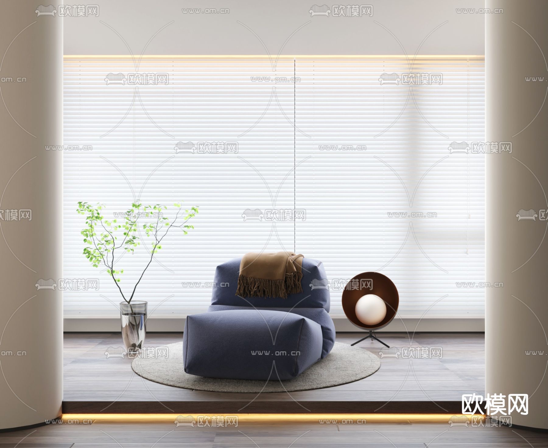 懒人沙发 软体沙发3d模型下载