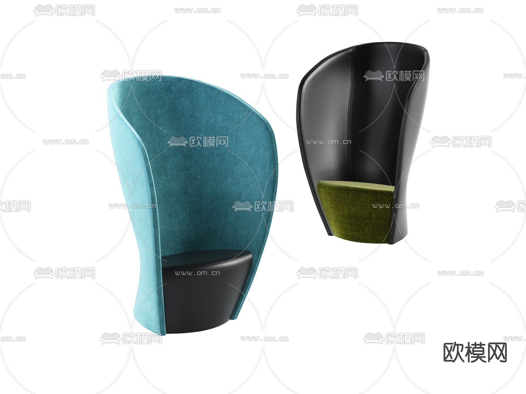 休闲沙发 单人沙发3d模型下载