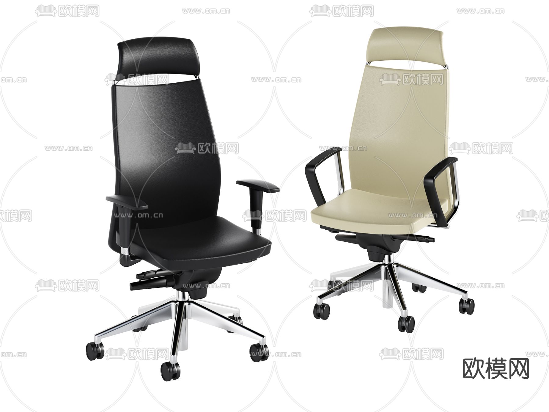 办公椅 大班椅 老板椅3d模型下载
