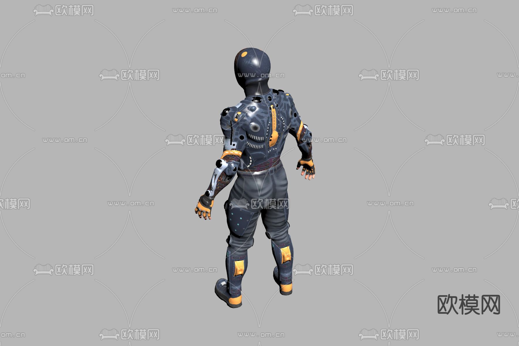 生化兵3d模型下载（渲染图3）