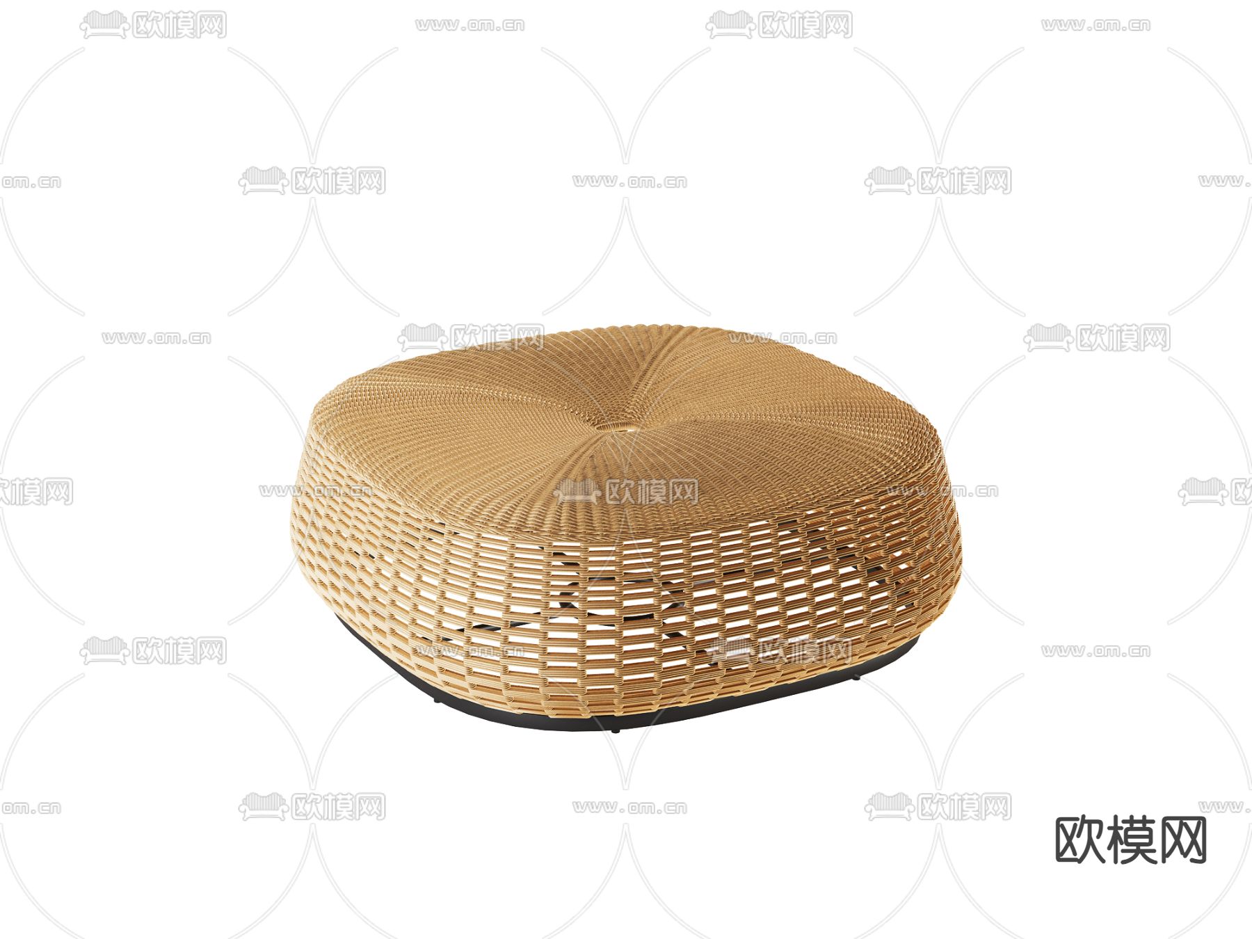 榻榻米坐垫 蒲团 软垫3d模型下载