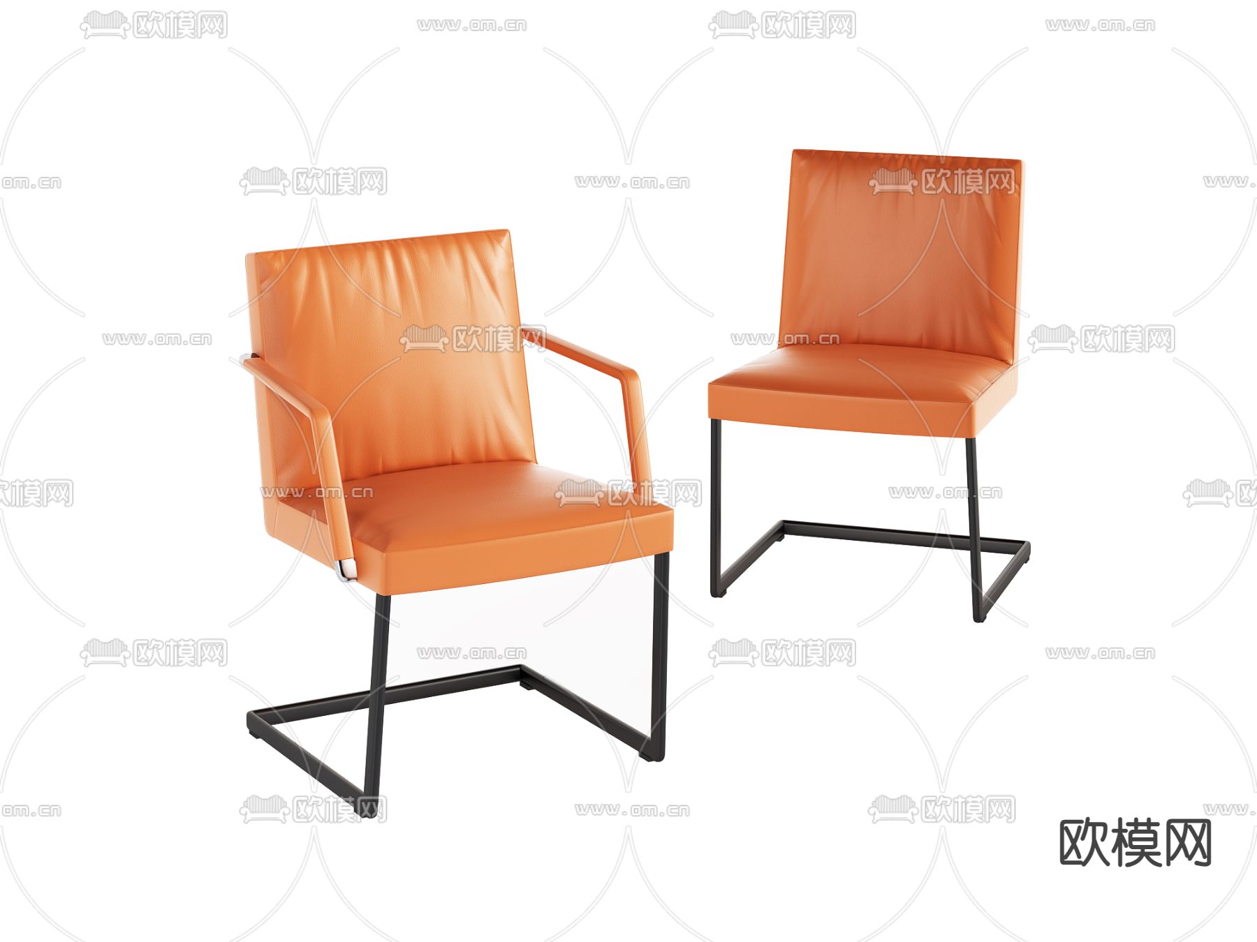 办公椅 班前椅 会议椅3d模型下载