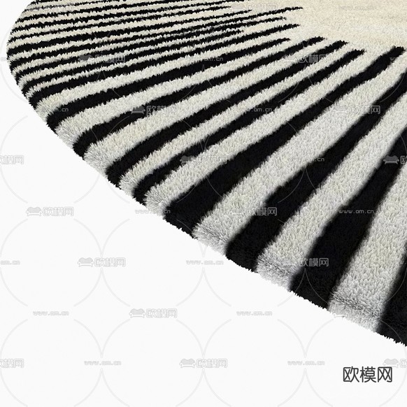 毛绒地毯3d模型下载(渲染图1)