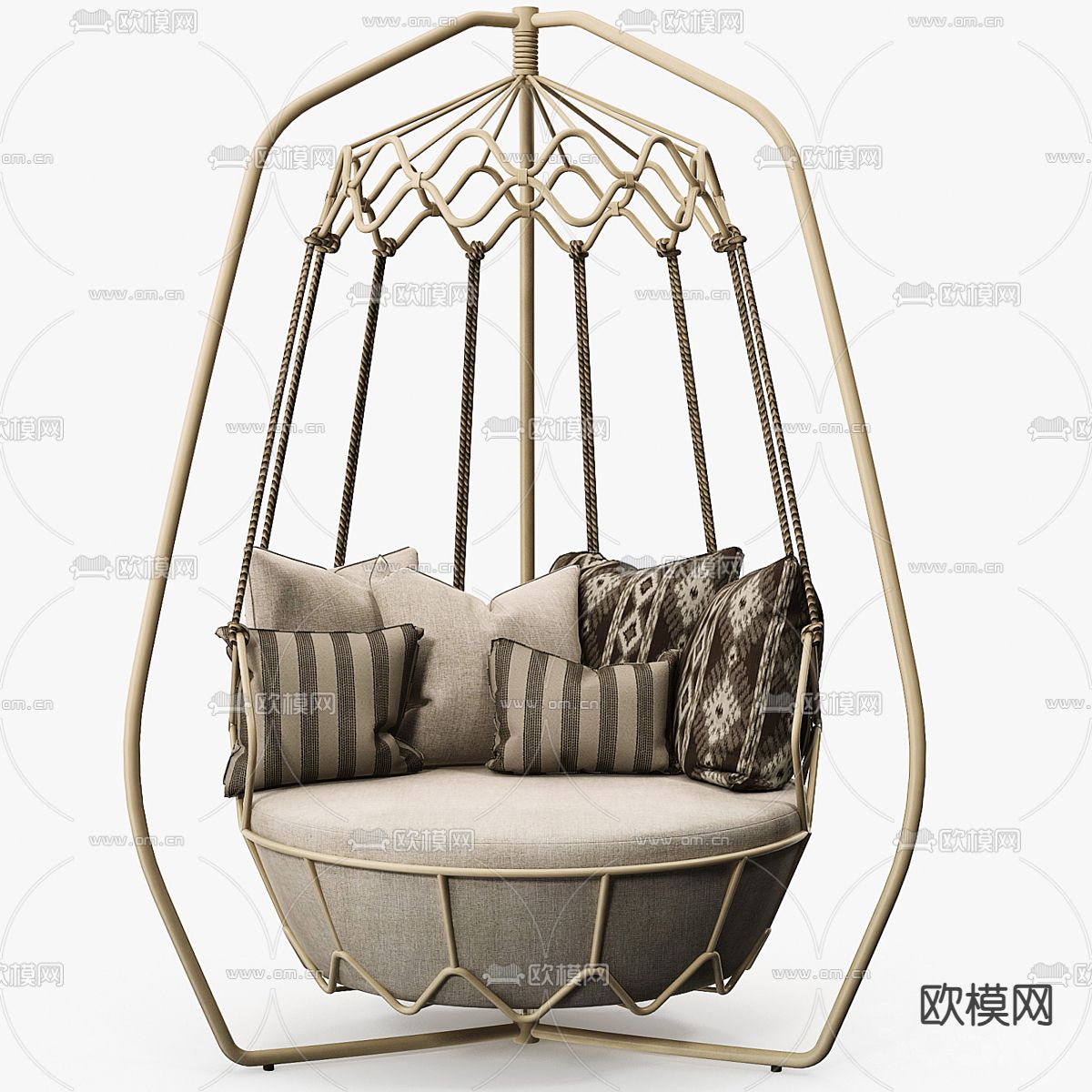 现代吊椅3d模型下载