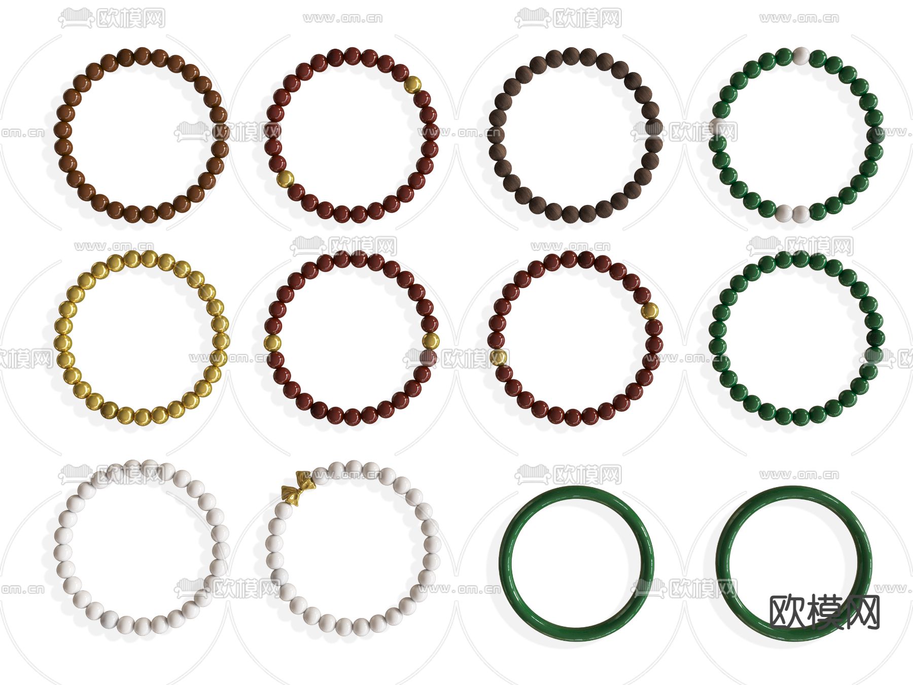 手串 手链 佛珠su模型下载（渲染图2）