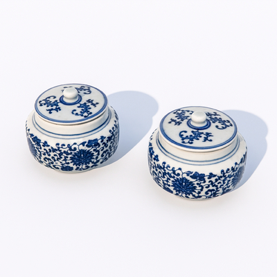  中式陶瓷罐子 药罐su模型 