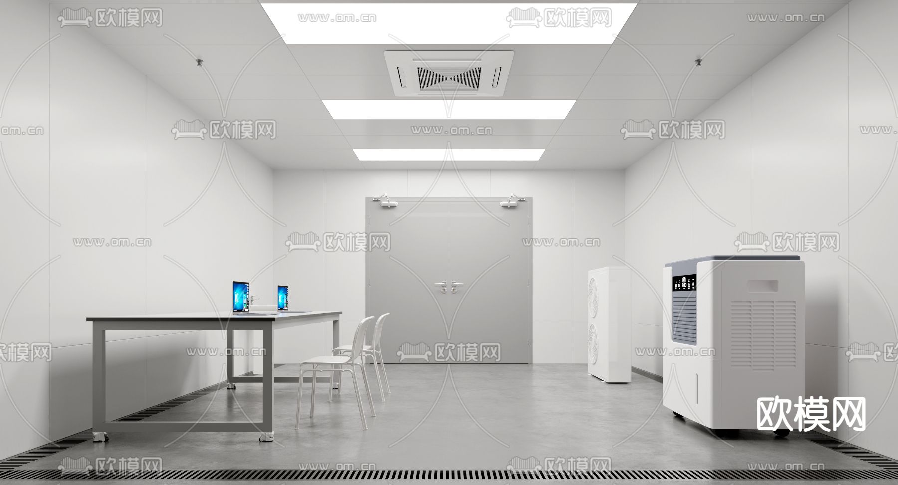 现代实验室3d模型下载