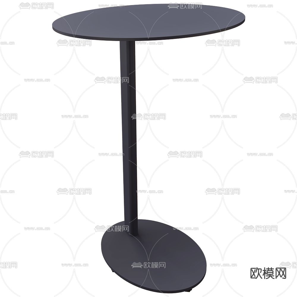 Ansen 边几 角几 圆几3d模型下载