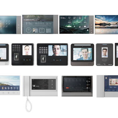  指纹机 人脸识别机 打卡机su模型 