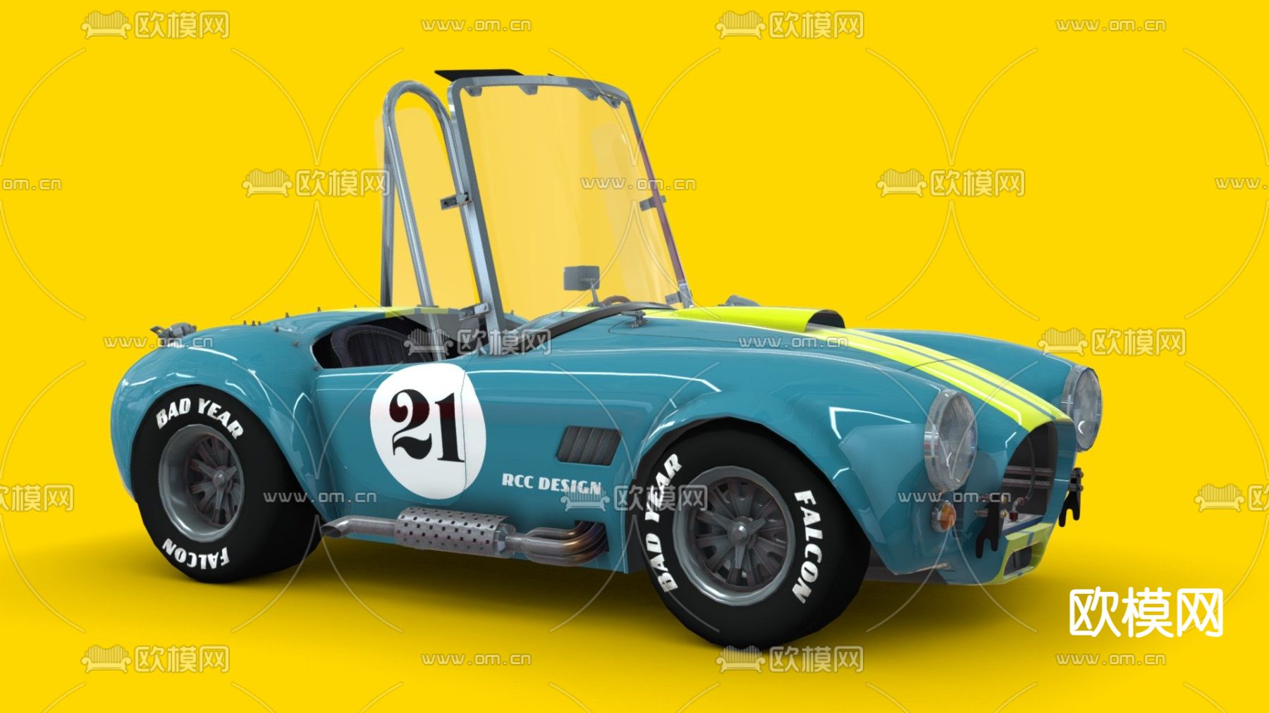 卡通小车 汽车3d模型下载