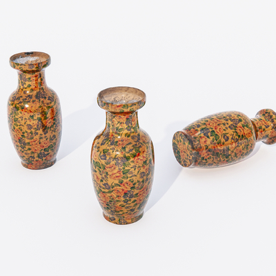  中式陶瓷花瓶su模型 