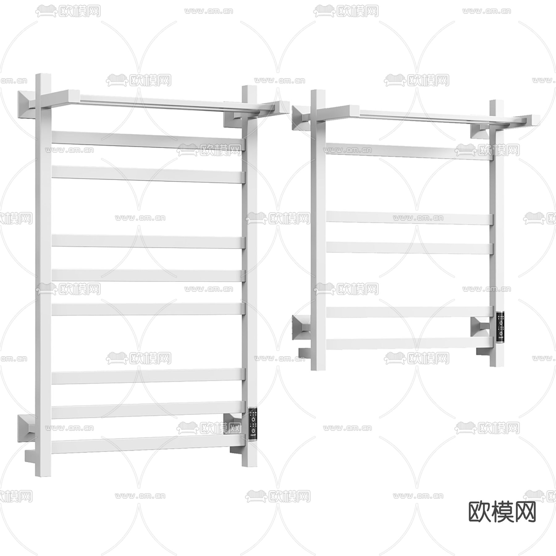 电热毛巾架3d模型下载