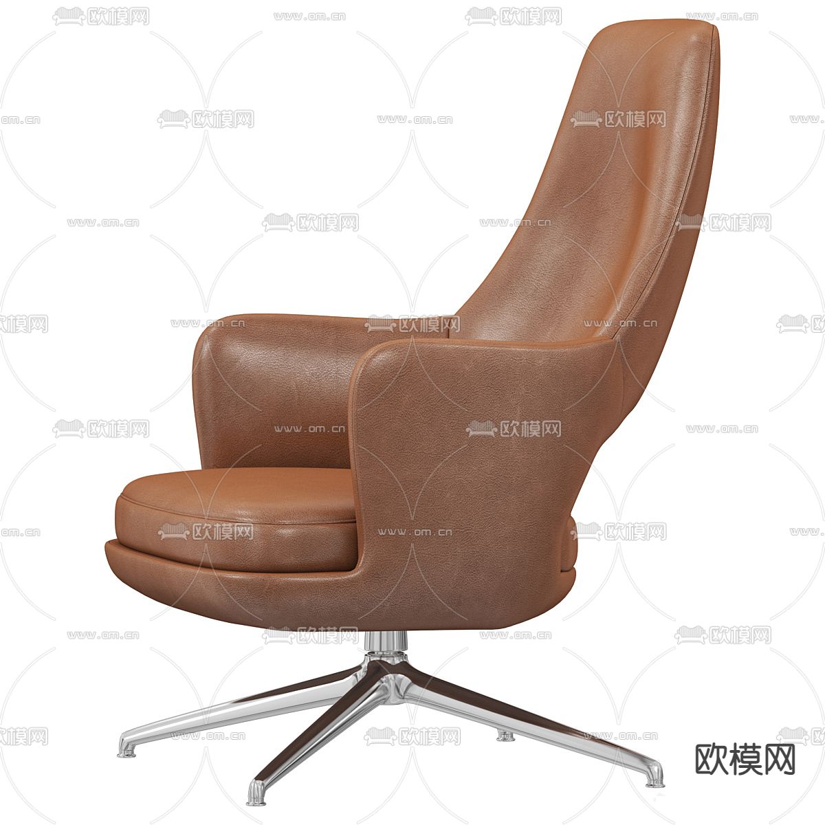 Flexform 椅子 休闲椅3d模型下载（渲染图2）