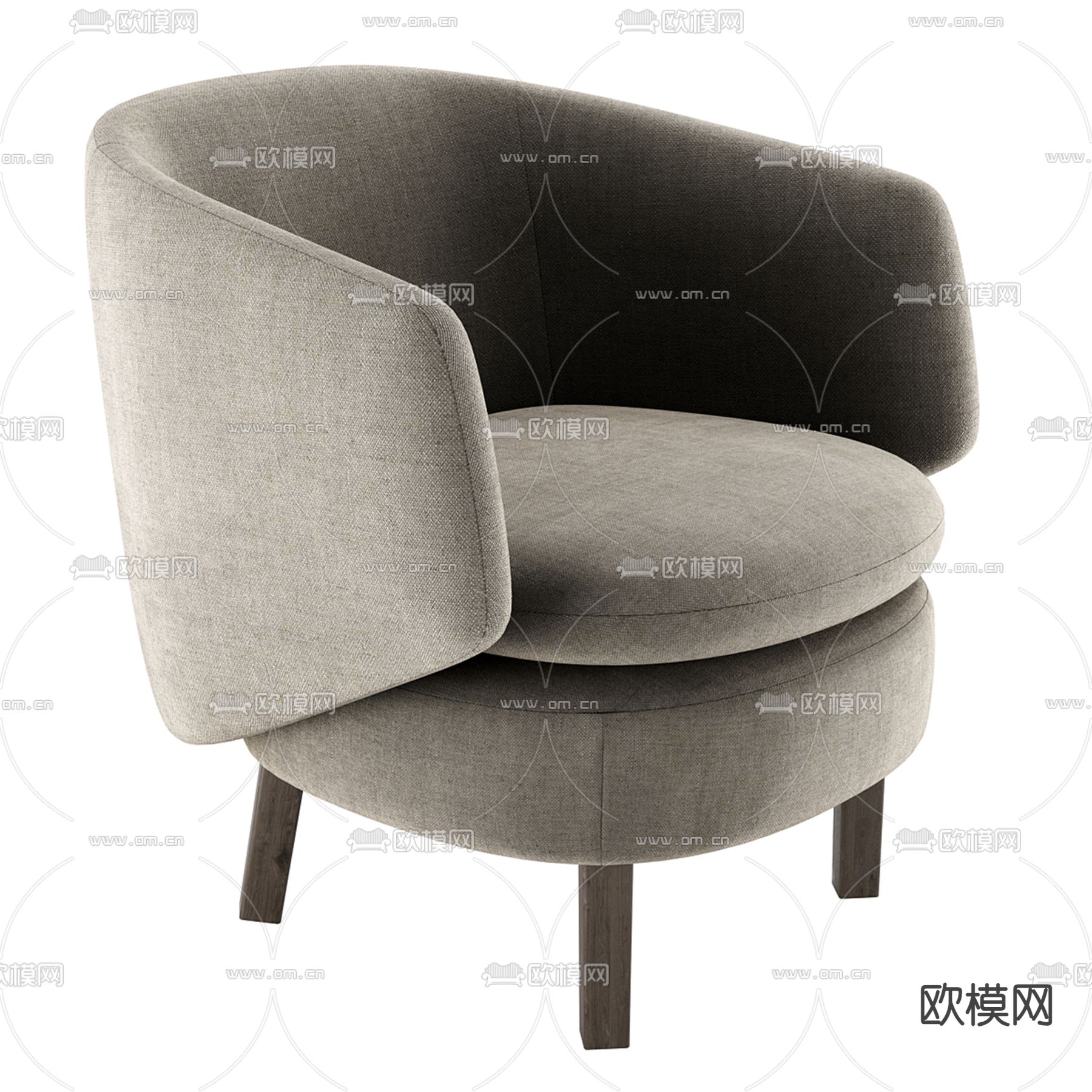 沙发椅 休闲椅 扶手椅3d模型下载