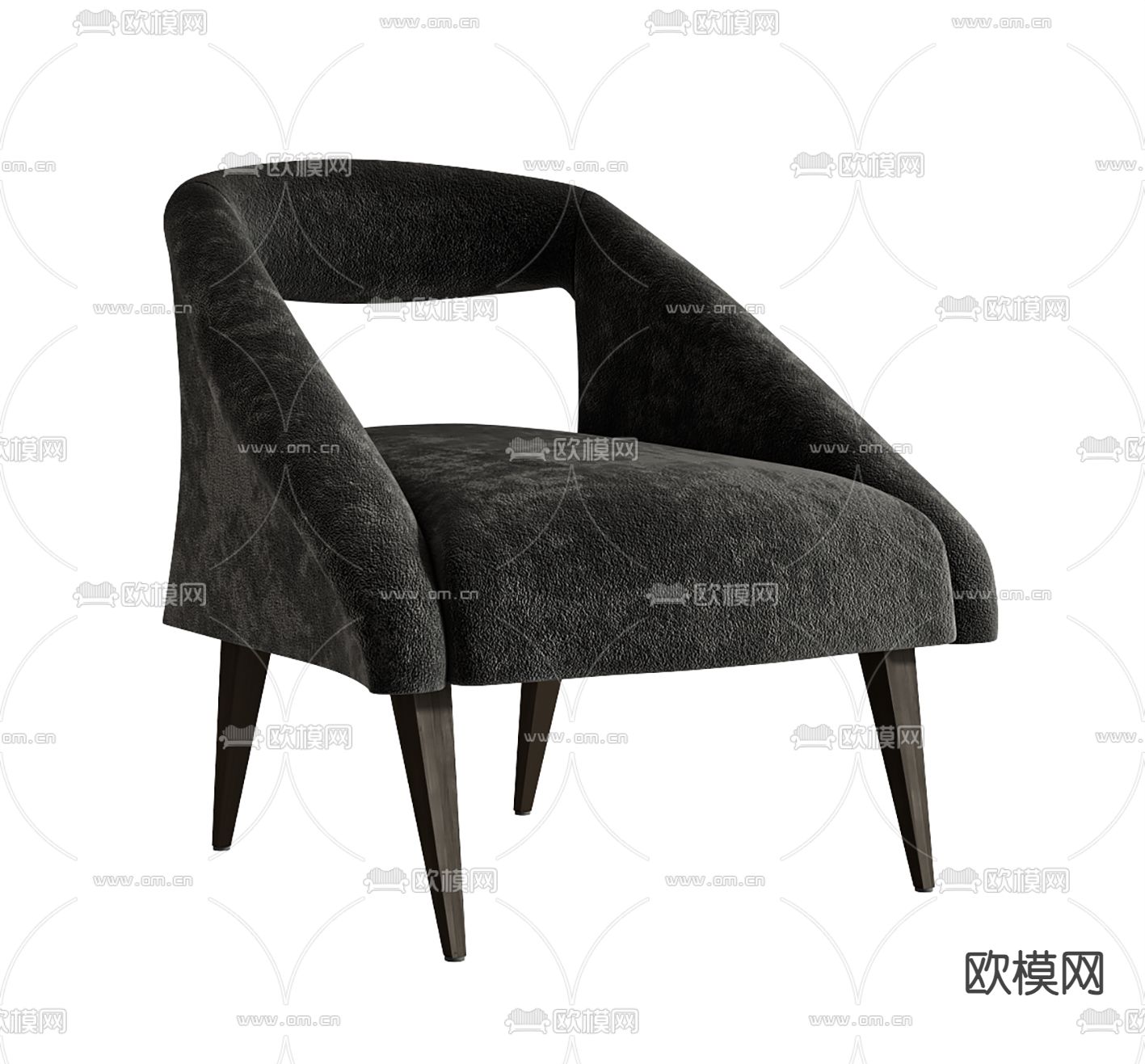 pertica 椅子 餐椅3d模型下载