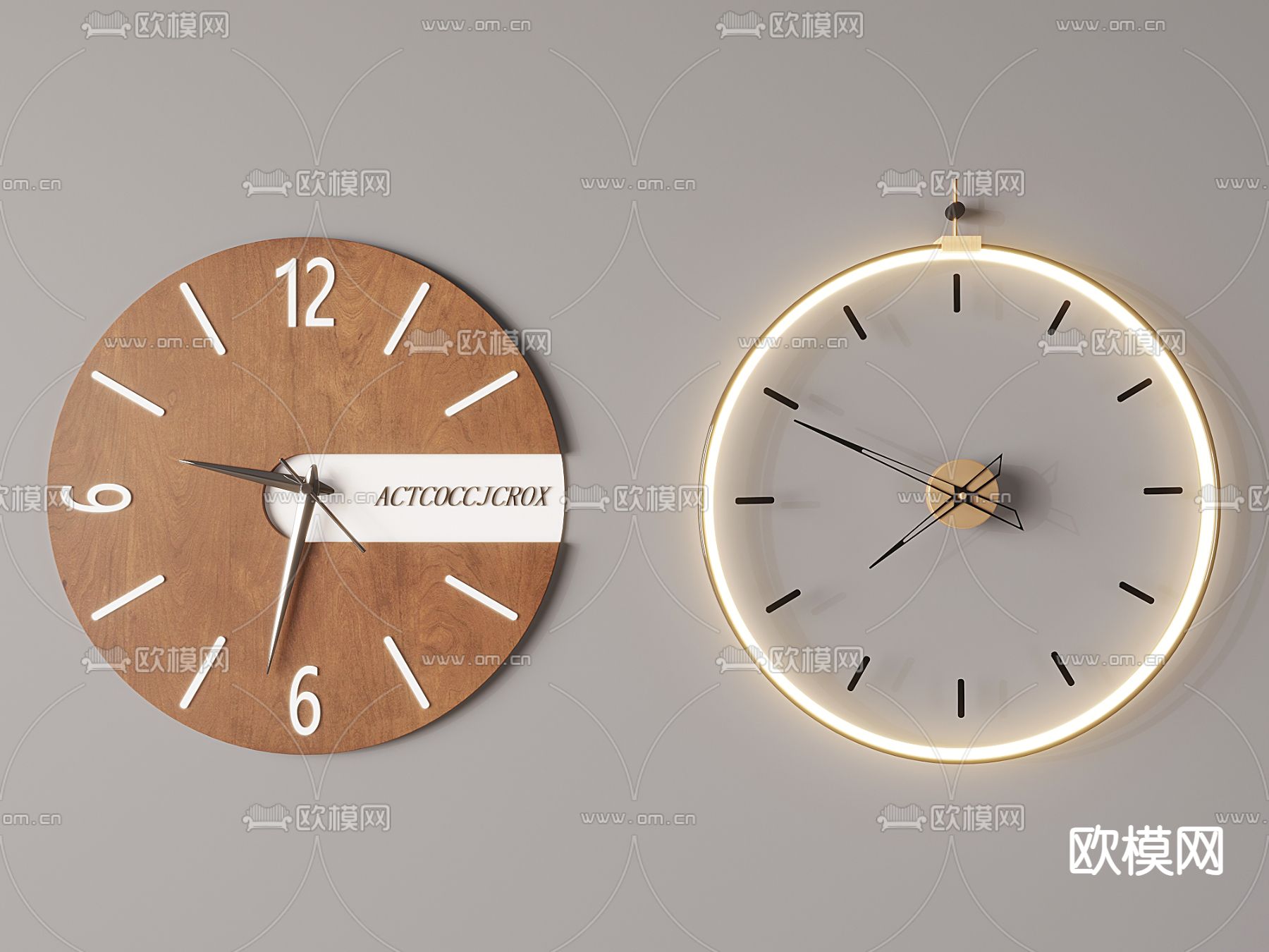 创意钟表 时钟 挂钟3d模型下载
