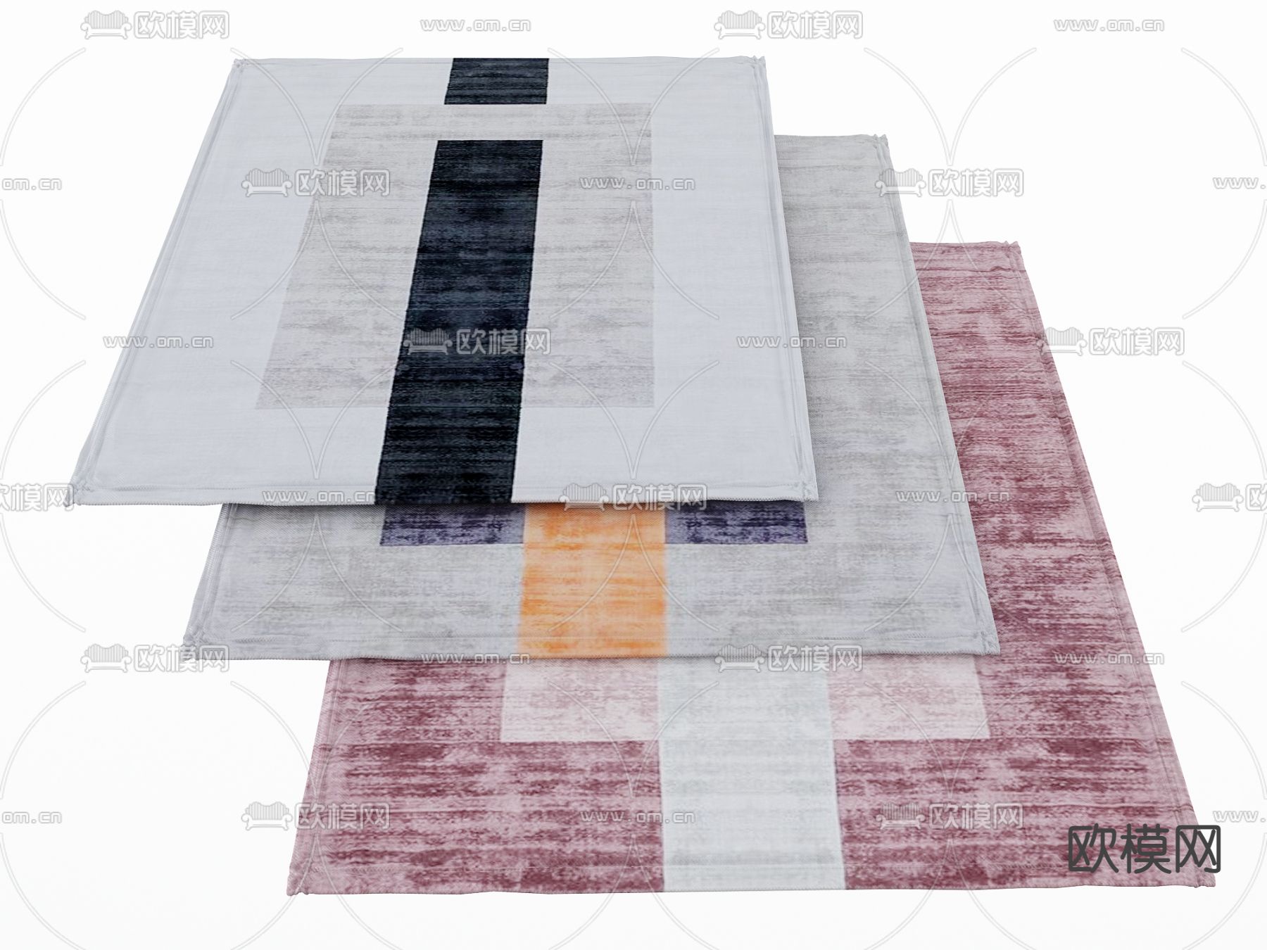 地毯 方毯3d模型下载