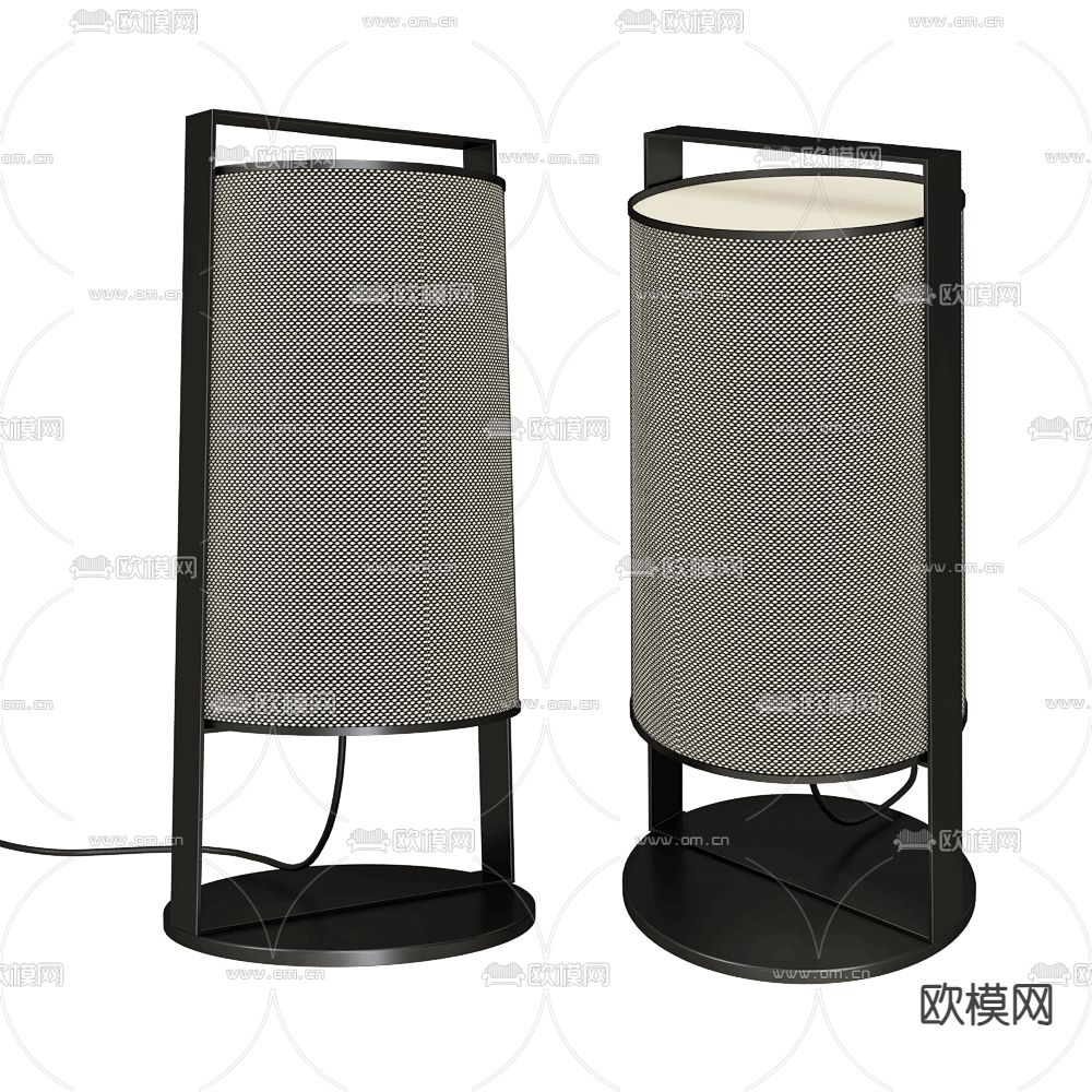 TOOY 极简台灯3d模型下载