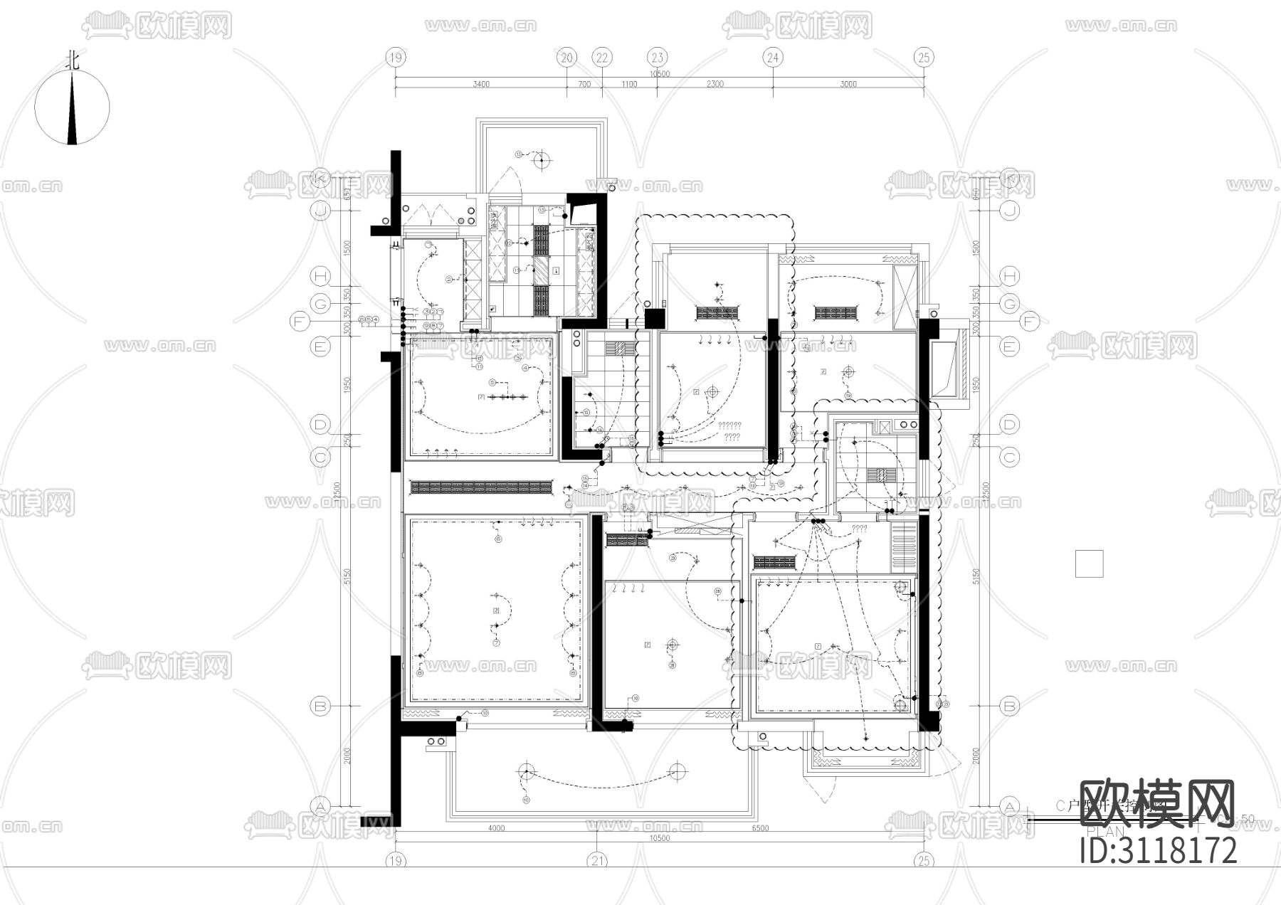 住宅家居全套cad图库下载（渲染图5）