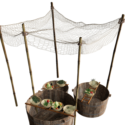  水果蔬菜 韭菜大葱 茄子辣椒su模型 