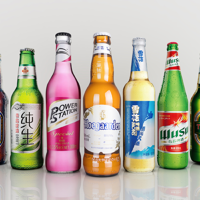  啤酒 雪花su模型 