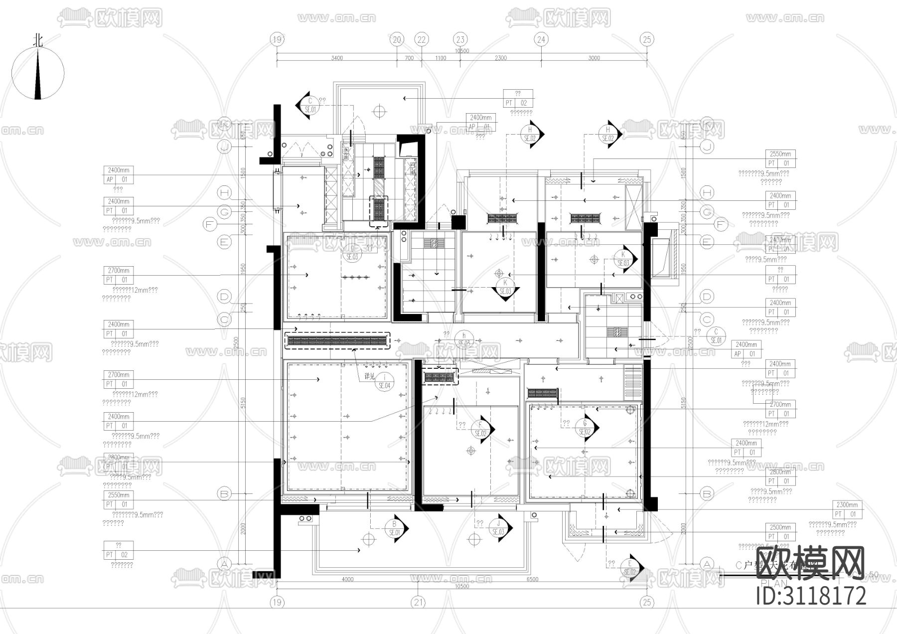 住宅家居全套cad图库下载（渲染图4）