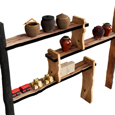  罐子 坛子 篮子su模型 