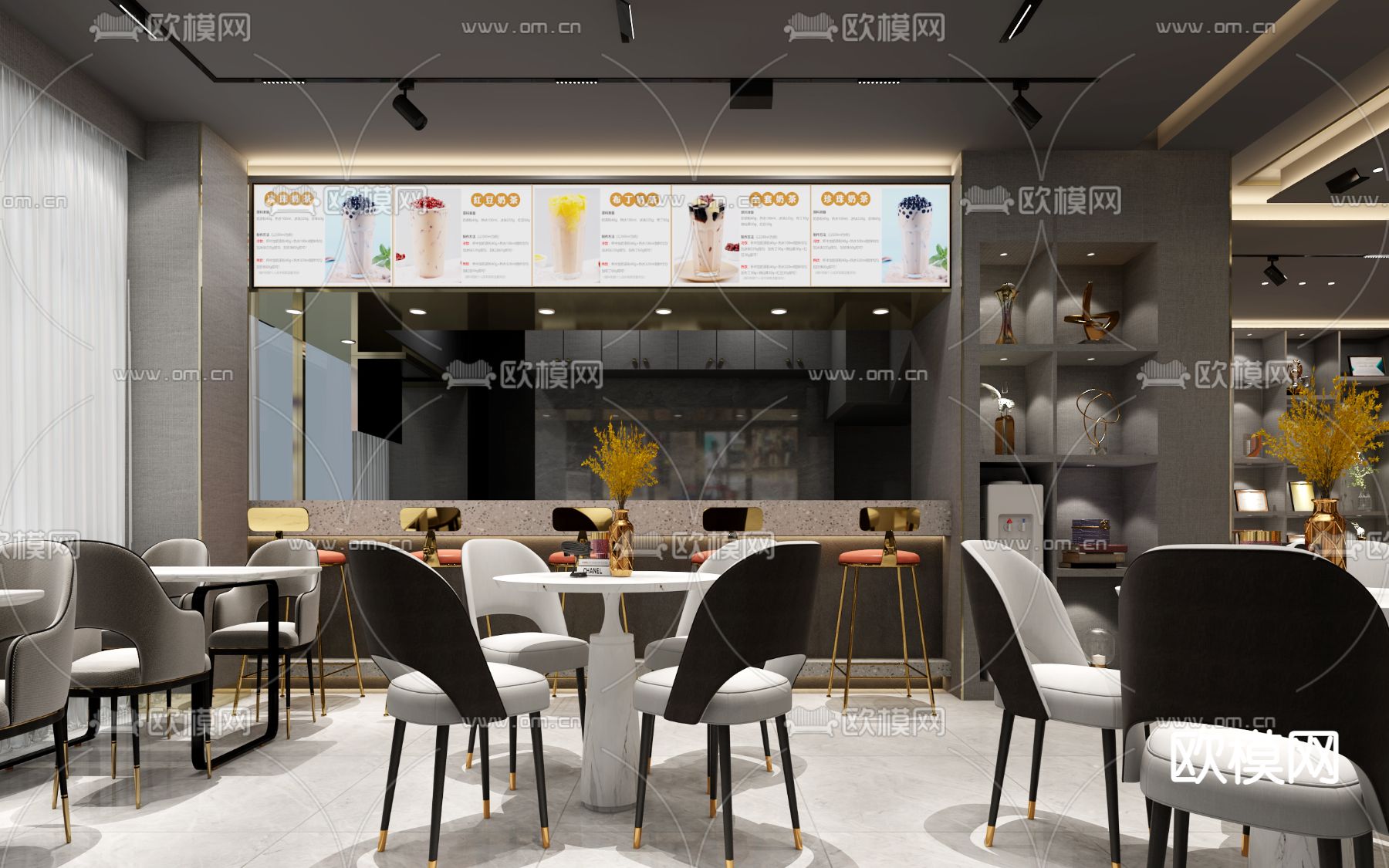 磁吸灯专卖店 配件超市3d模型下载（渲染图3）