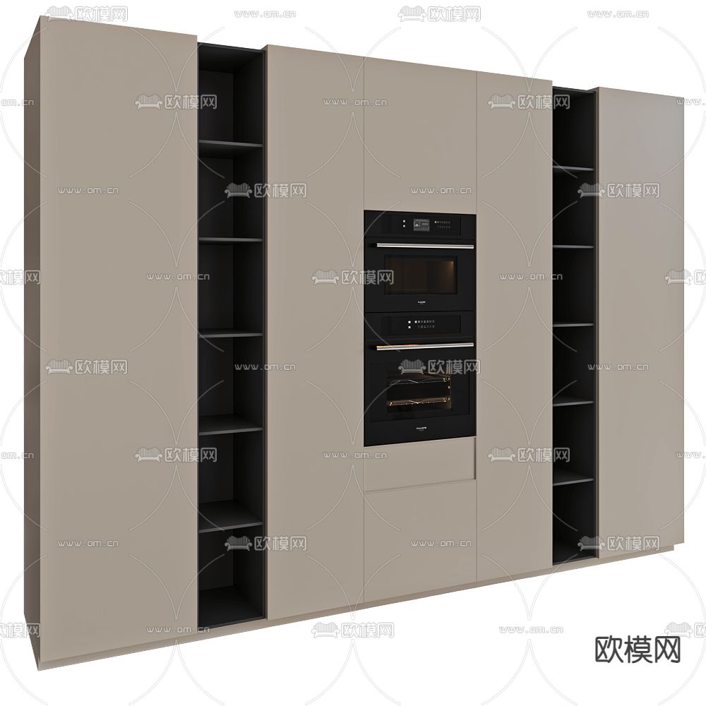 TM Italia 橱柜3d模型下载（渲染图2）