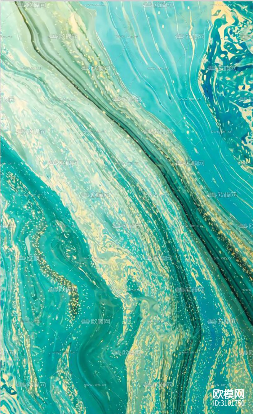 现代抽象装饰画贴图下载