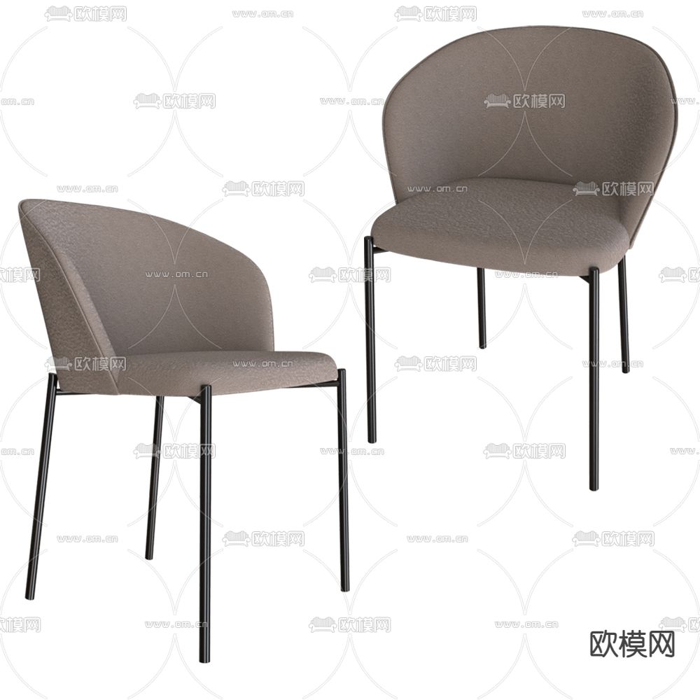 Accento 餐椅 椅子3d模型下载