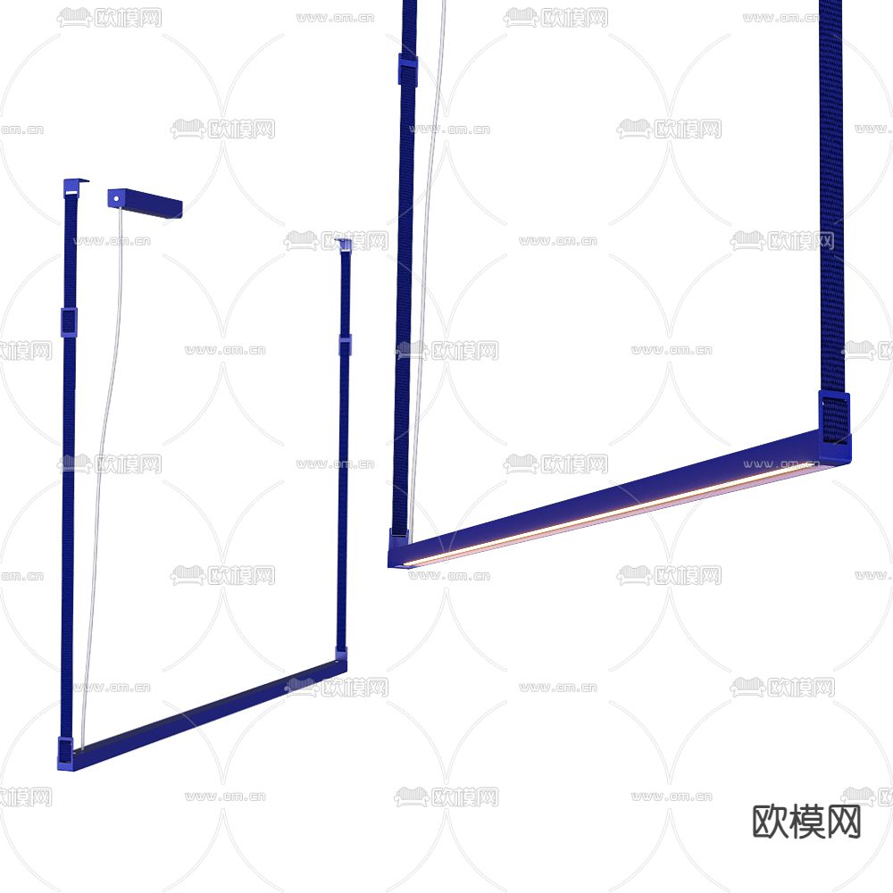 Pluskouple 长吊灯3d模型下载