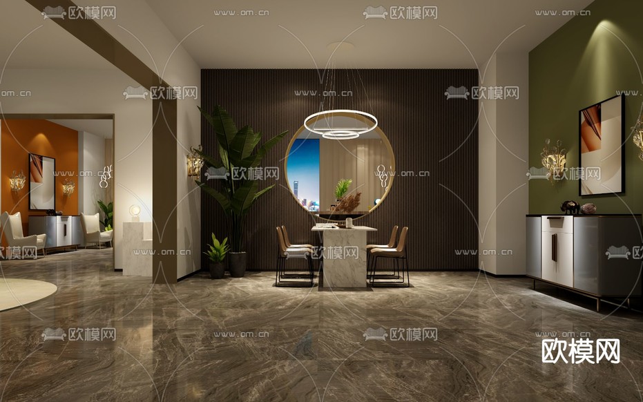 家具展厅 家具店3d模型下载(渲染图2)