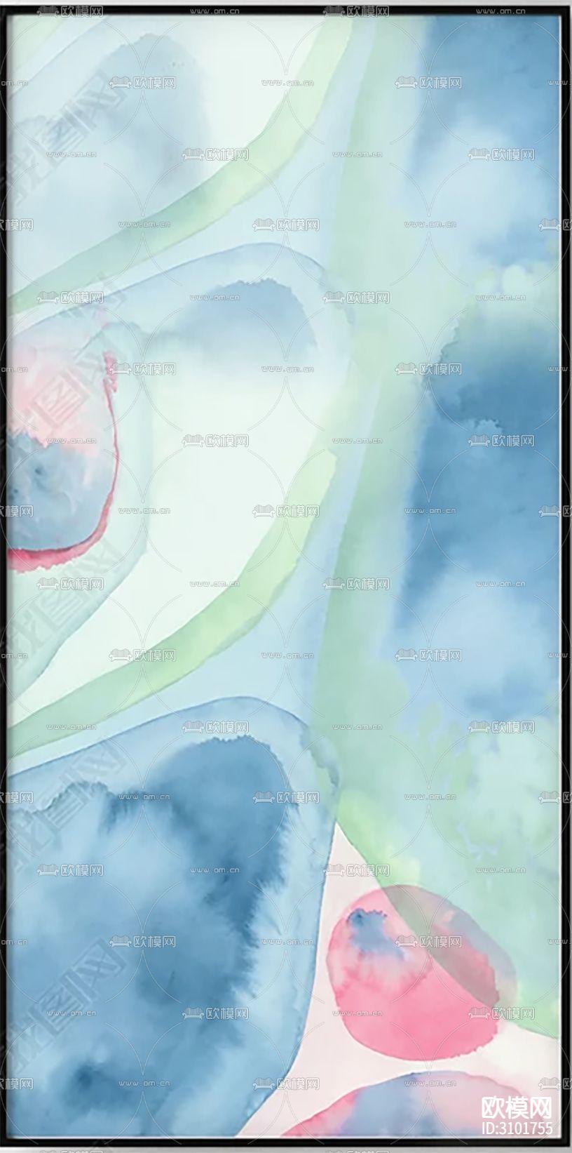 现代抽象装饰画贴图下载