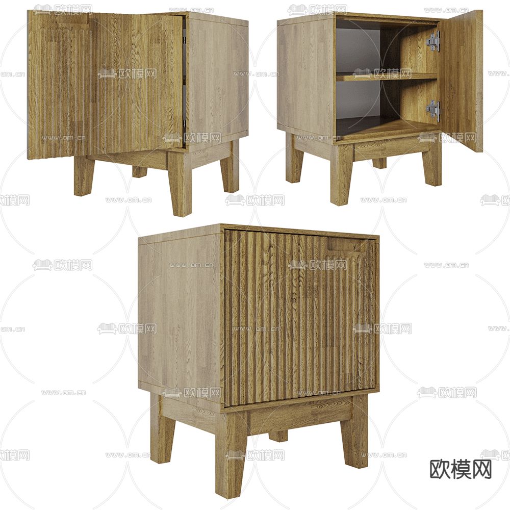 Raiton 床头柜3d模型下载