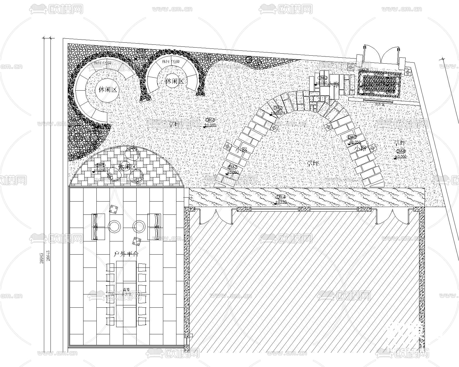 银行  办公室内cad施工图下载（渲染图5）