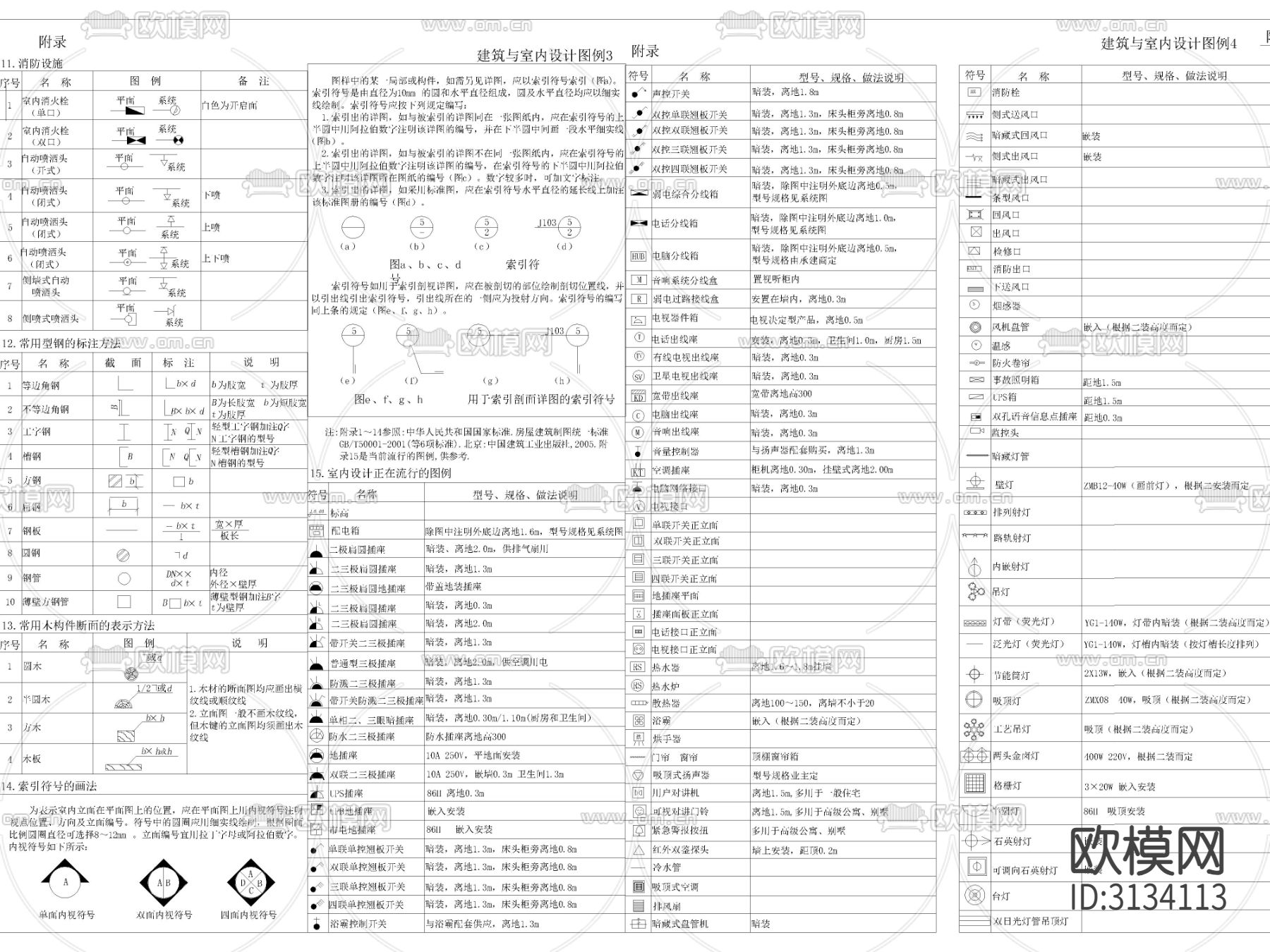 欧式家装公装商业空间综合cad图库下载（渲染图3）
