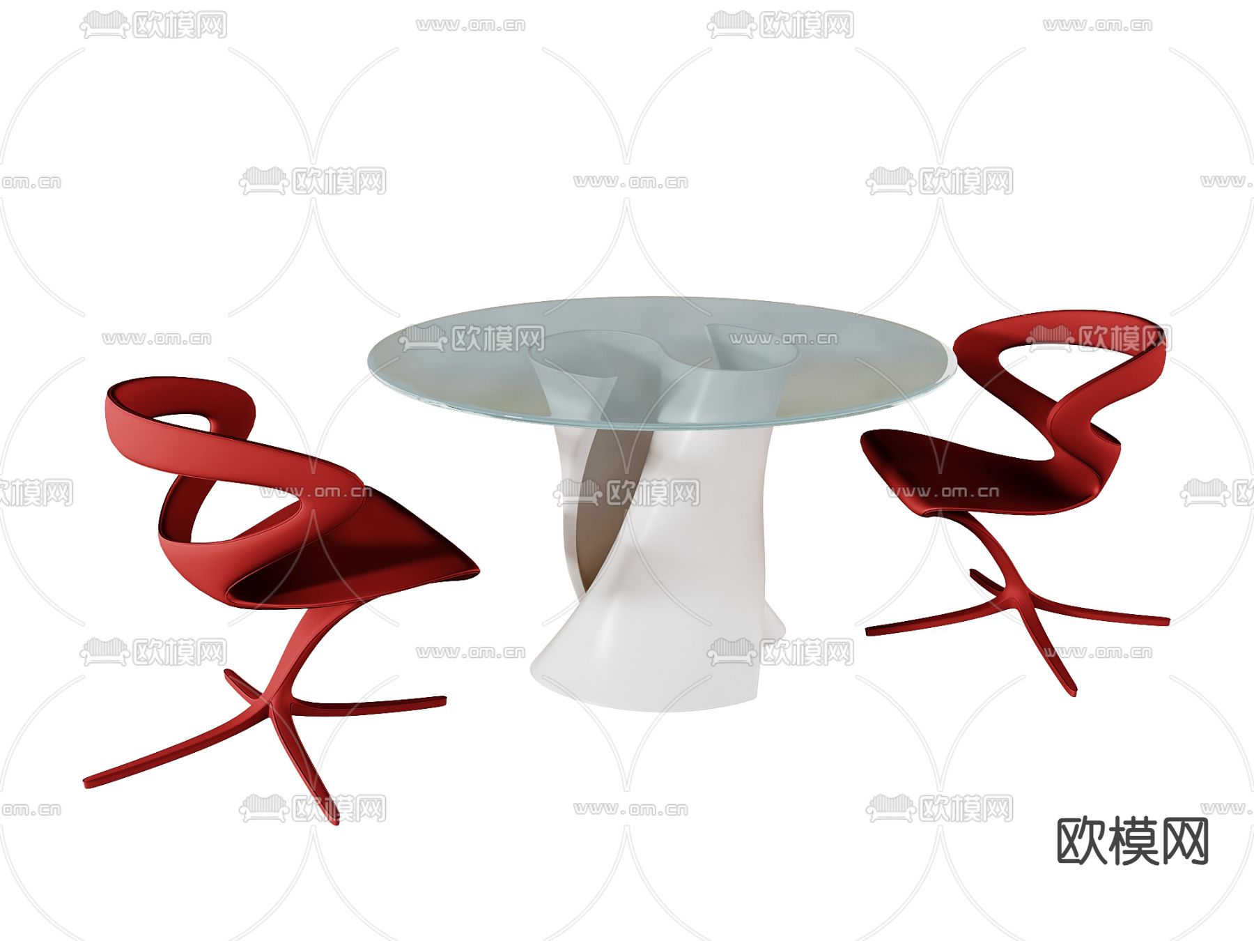 餐桌椅 餐椅 餐桌3d模型下载
