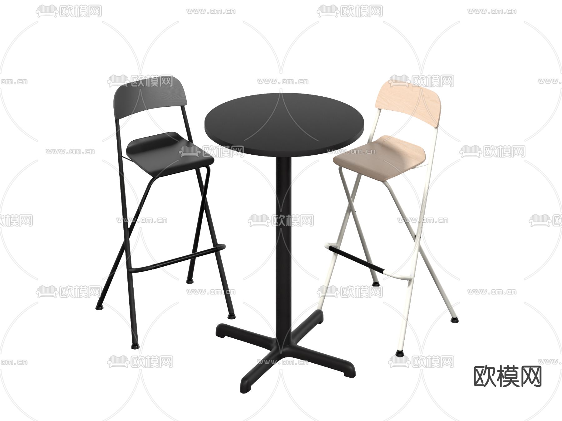 吧台 吧凳 高脚凳3d模型下载