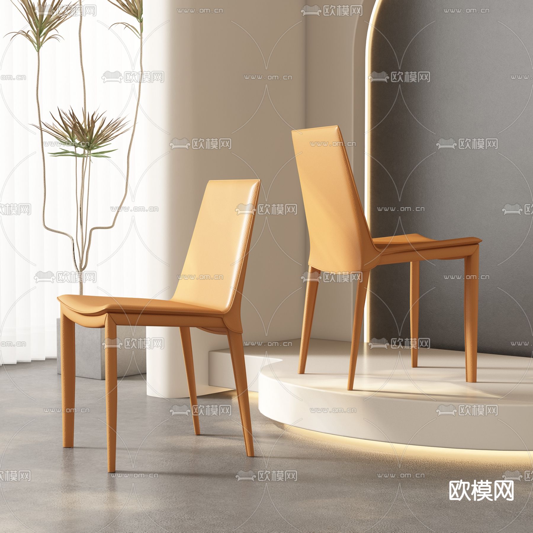 现代单椅 沙发椅 休闲椅3d模型下载