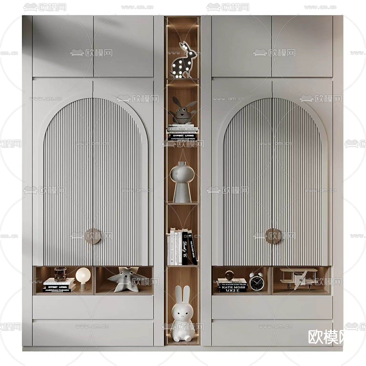 儿童衣柜 玩具柜3d模型下载