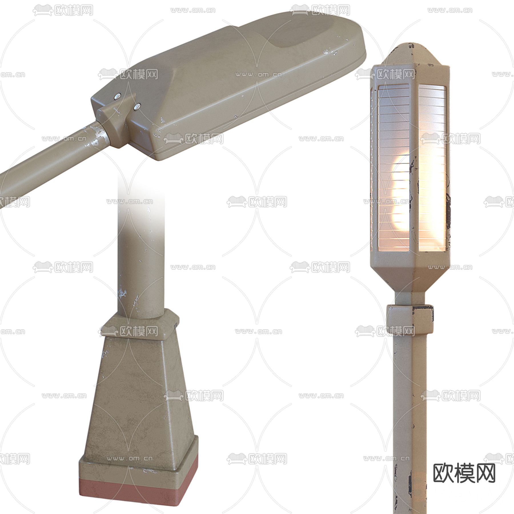 户外灯 景观灯 花园灯 路灯3d模型下载（渲染图2）