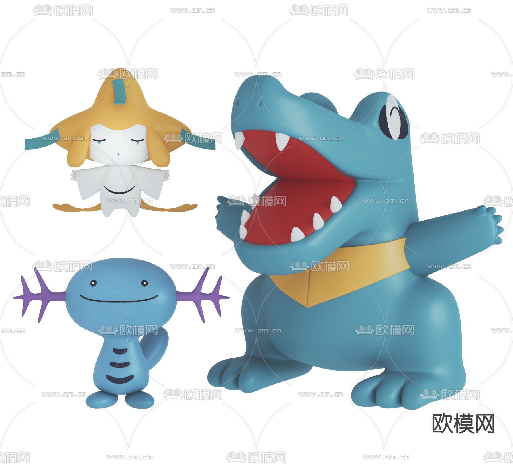 神奇宝贝 儿童玩具 摆设摆件3d模型下载