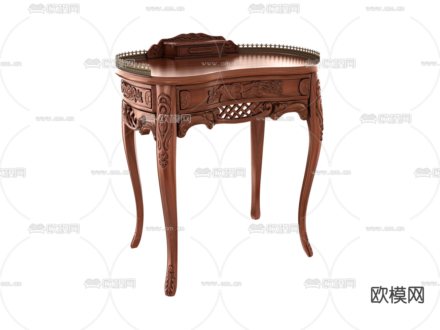 欧式玄关台 端景台3d模型下载