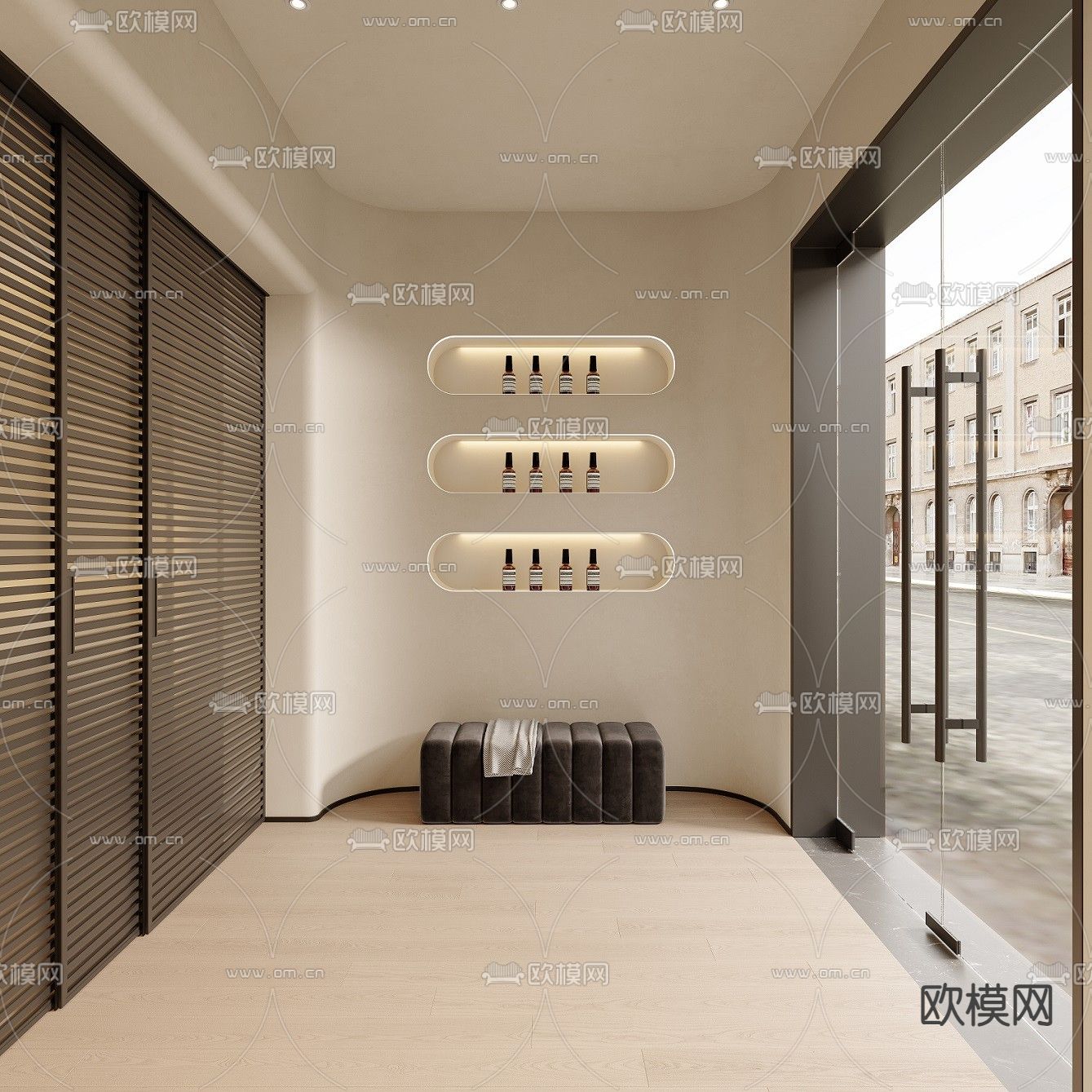 美容院 SPA护理房3d模型下载（渲染图4）