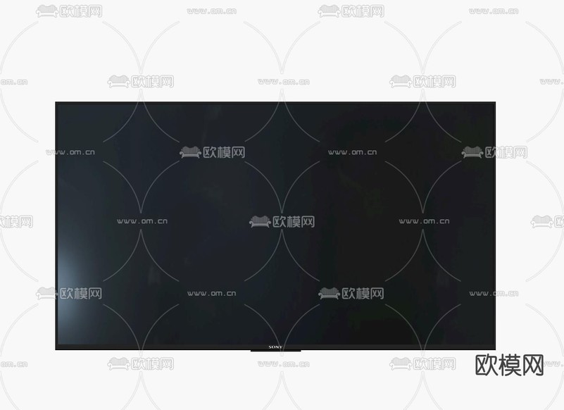 液晶电视 电视机3d模型下载