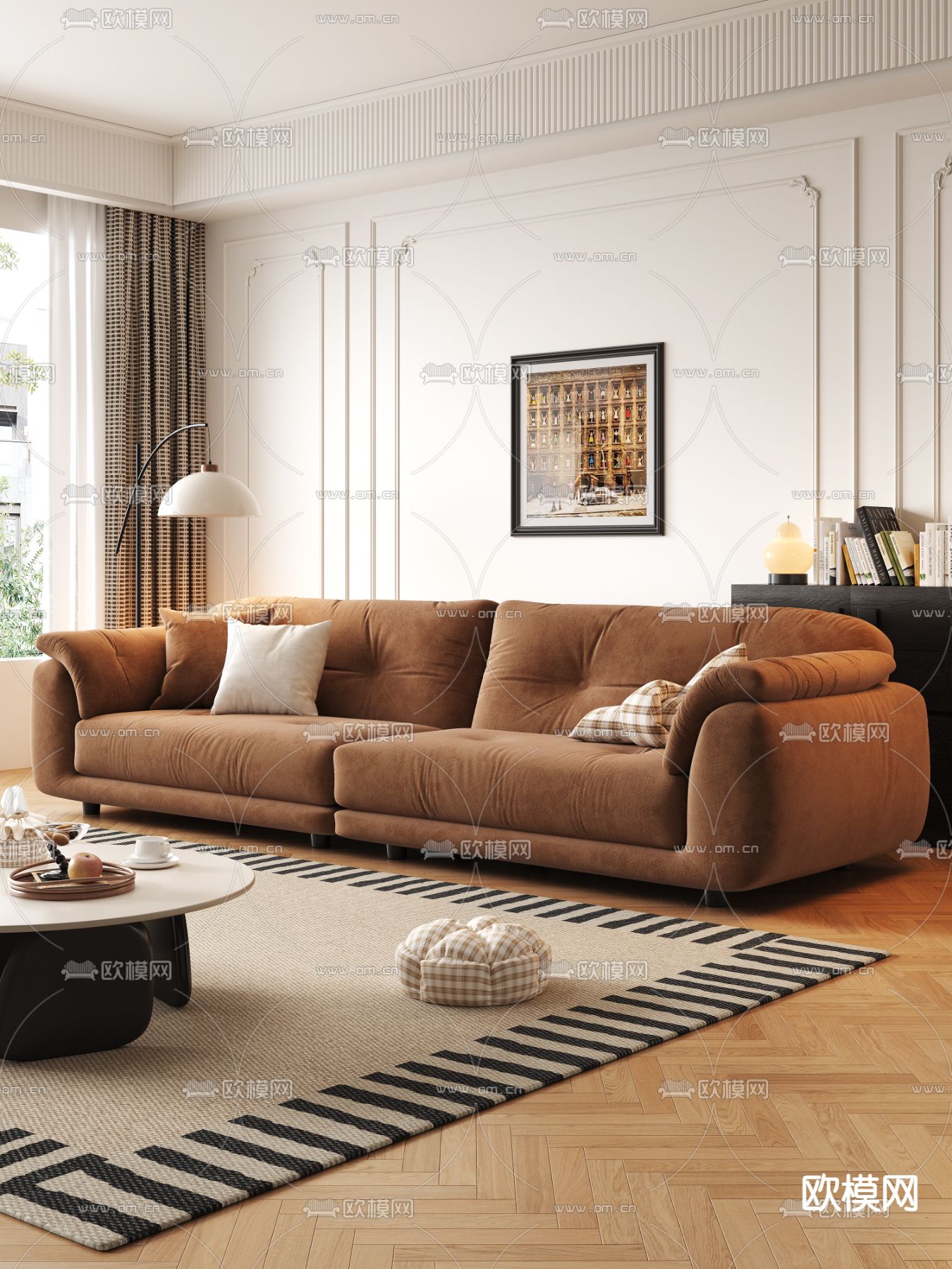 双人沙发 软体沙发3d模型下载