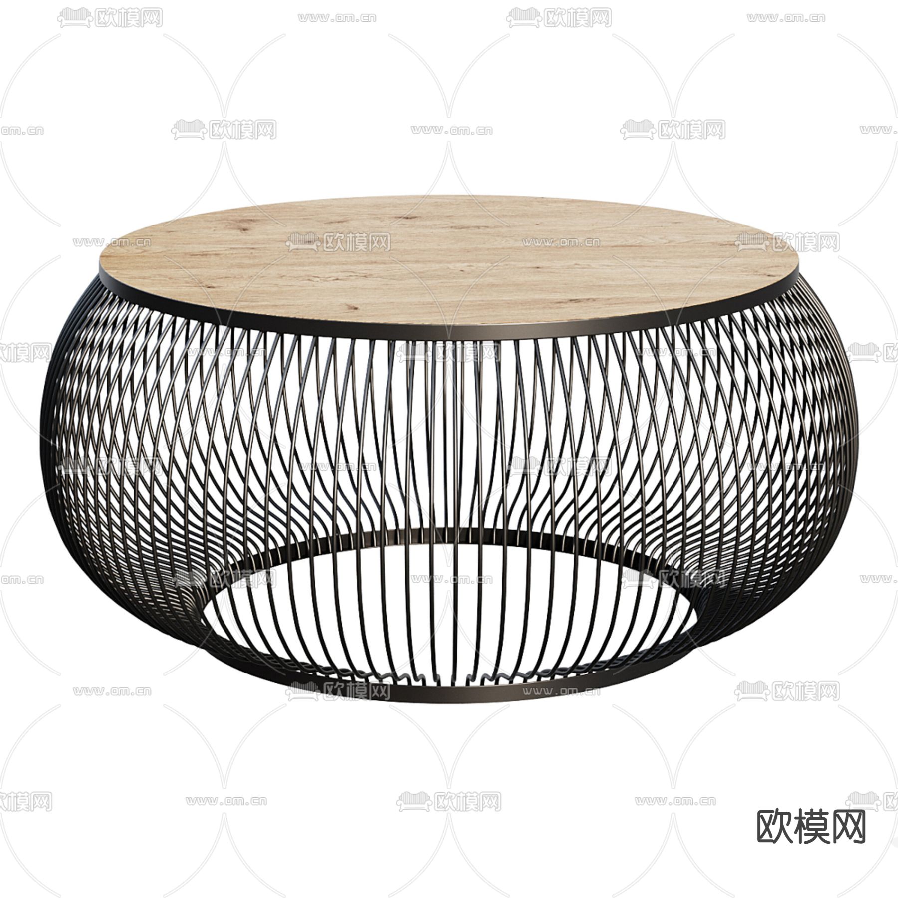 咖啡桌 圆几3d模型下载